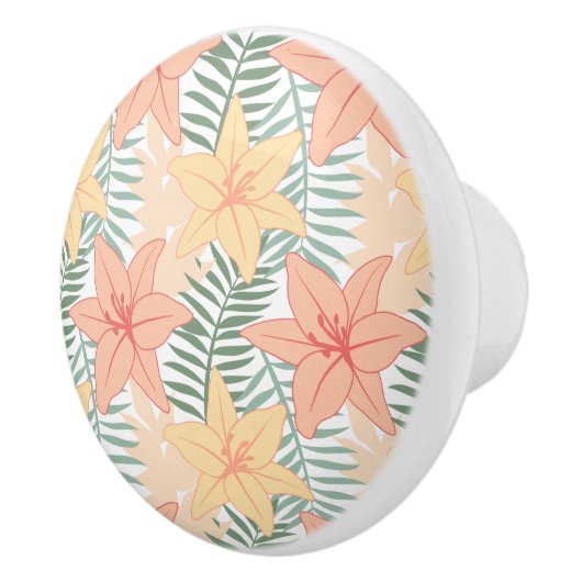 Tropical Flowers セラミックノブ (右)