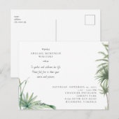 Tropical Foliage Celebration of Life ポストカード (正面/裏面)