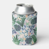 Tropical Foliage Floral Pattern 缶クーラー (缶正面)