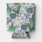 Tropical Foliage Floral Pattern 缶クーラー (正面)