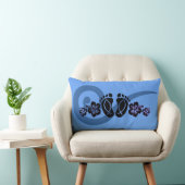 Tropical Footprints Accent Pillow ランバークッション (椅子)