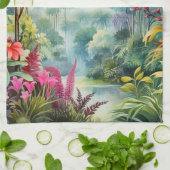 Tropical Forest キッチンタオル (折り畳み)