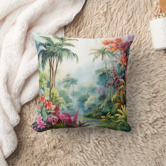 Tropical Forest クッション (ブランケット)