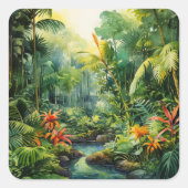 Tropical Forest スクエアシール (正面)