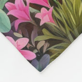 Tropical Forest フリースブランケット (角)