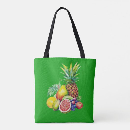 Tropical Fruit Collage トートバッグ (裏面)