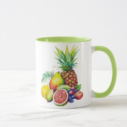 Tropical Fruit Collage マグカップ (右)