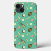 Tropical Fruit Doodle Pattern Case-Mate iPhoneケース (裏面)