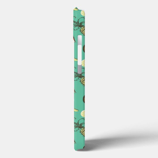 Tropical Fruit Doodle Pattern Case-Mate iPhoneケース (裏面 / 左)