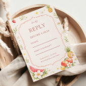 Tropical Fruit Floral Response 出欠カード