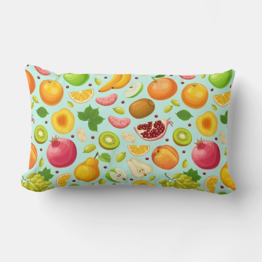 Tropical Fruit Lumbar Pillow ランバークッション (正面)