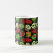 Tropical fruit seamless pattern colorful コーヒーマグカップ (中央)