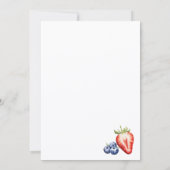 Tropical Fruit Watercolor Two-tti Party Invitation 招待状 (裏面)