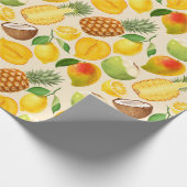Tropical fruit wrapping paper ラッピングペーパー (角)