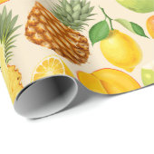 Tropical fruit wrapping paper ラッピングペーパー (ロールコーナー)