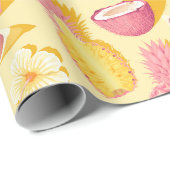 Tropical fruit wrapping paper ラッピングペーパー (ロールコーナー)