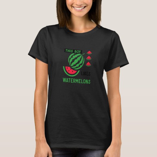 Tropical Fruits Melon Watermelons Summer   Tシャツ (正面)