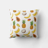 Tropical Fruits Pattern クッション (裏面)