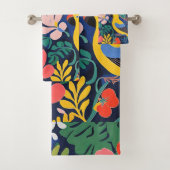 Tropical Garden Modern Expressionism Artwork バスタオルセット (インサイチュ)