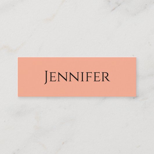 Tropical Getaway Bookmark スキニー名刺 (裏面)