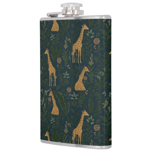 Tropical Giraffe Hangout フラスク (左)