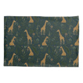 Tropical Giraffe Hangout 枕カバー (裏面)