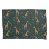 Tropical Giraffe Hangout 枕カバー (正面)