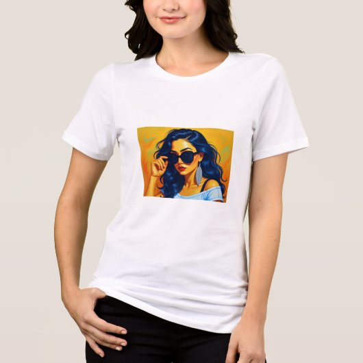 Tropical Girl T-Shirt トライブレンドＴシャツ (正面)