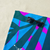 Tropical Girls Trip （クラウン、年、名前） ビーチタオル (インサイチュ)