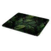 Tropical Green Leaves  Housewarming Gift カッティングボード (角)