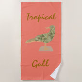 Tropical Gull Beach Towel ビーチタオル (正面)