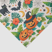 Tropical Halloween Pumpkins 薄葉紙 (詳細)