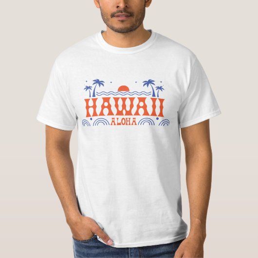 Tropical Hawaii Aloha Tシャツ (正面)