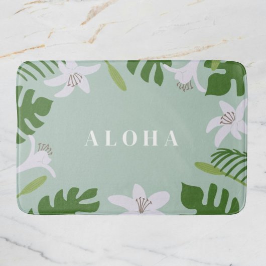 Tropical Hawaiian Bath Mat バスマット