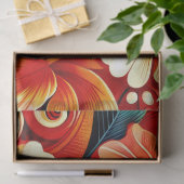 Tropical Hawaiian Flower Hibiscus Orange Decoupage 薄葉紙 (ギフト)
