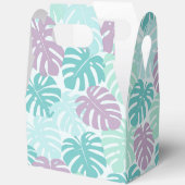 Tropical hawaiian print フェイバーボックス (見開き)