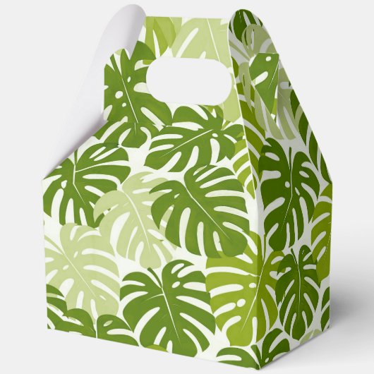 Tropical hawaiian print フェイバーボックス (正面)