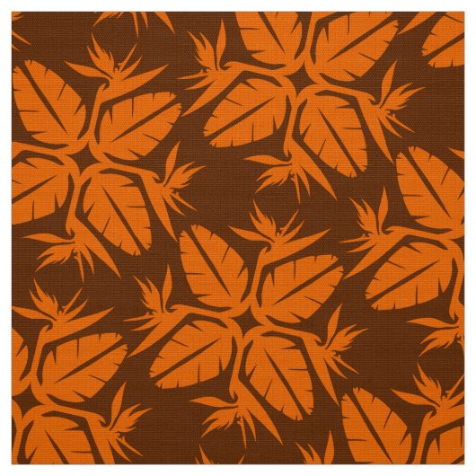 Tropical Hawaiian Quilt Pattern Bird of Paradise   ファブリック (見本)