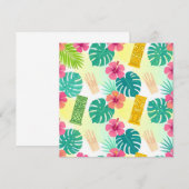 Tropical Hawaiian Tiki Pattern for Parties Wedding (正面/裏面)