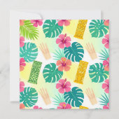 Tropical Hawaiian Tiki Pattern for Parties Wedding (正面)