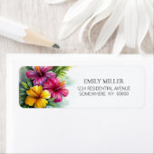 Tropical Hibiscus ラベル (インサイチュ)