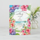 Tropical Hibiscus Beach 招待状 (スタンド正面)