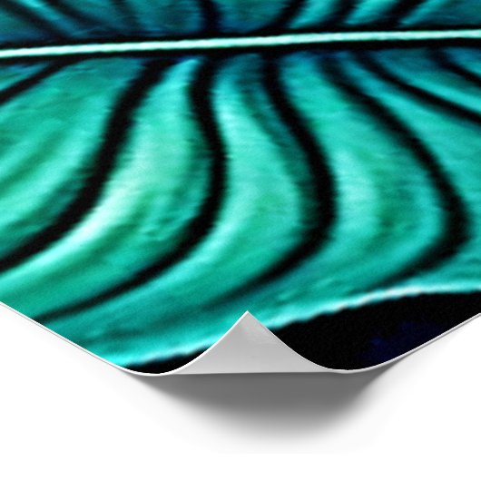 Tropical Hibiscus Bloom Artistry ポスター (角)