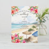 Tropical Hibiscus Island 招待状 (スタンド正面)