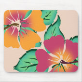 Tropical Hibiscus Mouse Pad マウスパッド (正面)