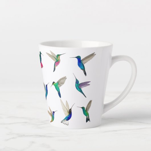 Tropical hummingbirds カフェラテマグ (右)