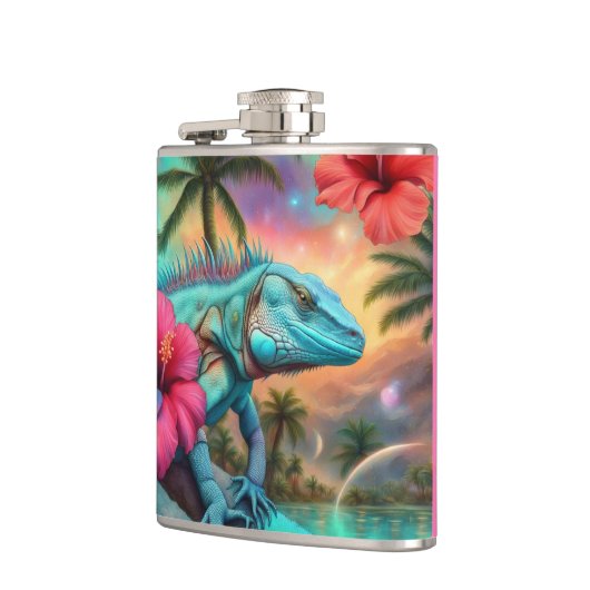 Tropical iguana フラスク (左)