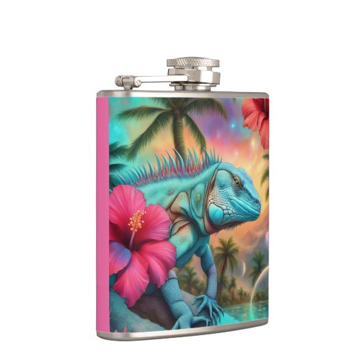 Tropical iguana フラスク (右)