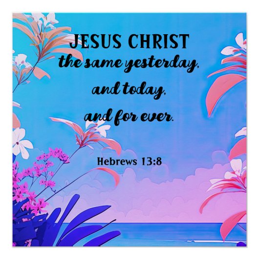 Tropical Illustration Framed Art ポスター (正面)