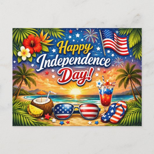 Tropical Independence Day Celebration シーズンポストカード (正面)